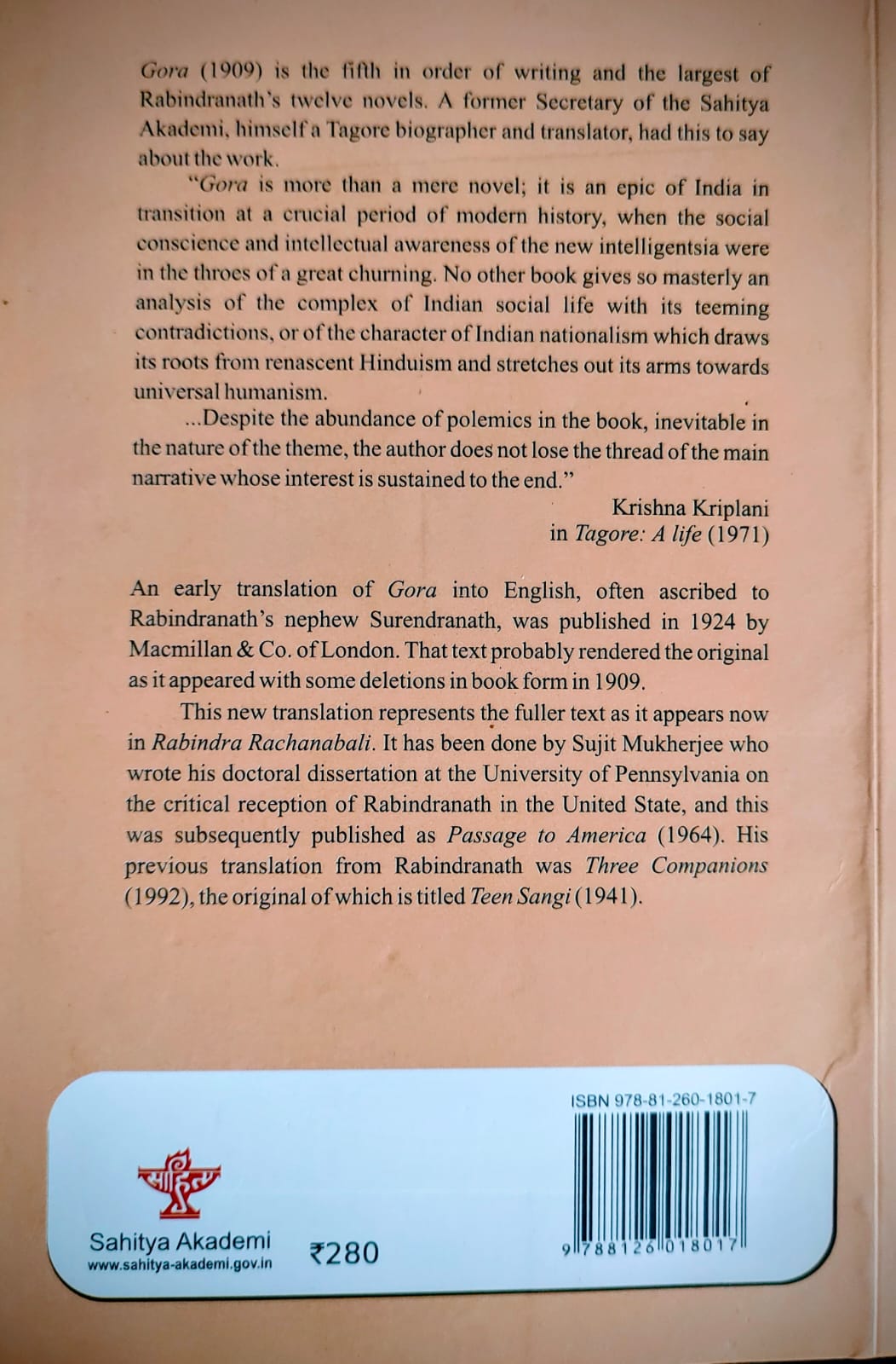 Rabindranath Tagore Gora - image 2