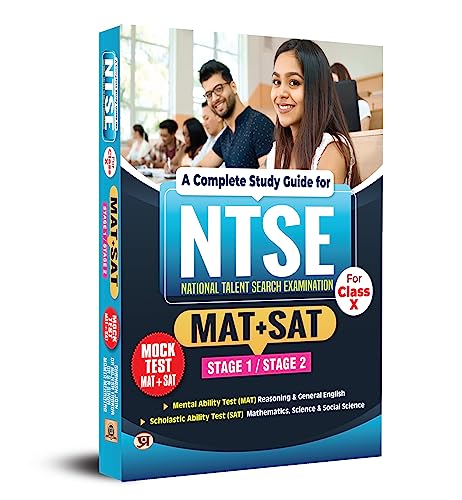 Complete Study Guide for NTSE (MAT+SAT) for Class 10