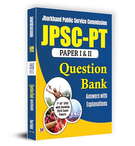 JPSC PT 1st & 2nd Paper Question Bank 2024 | Answers with Detailed Explanation (English)