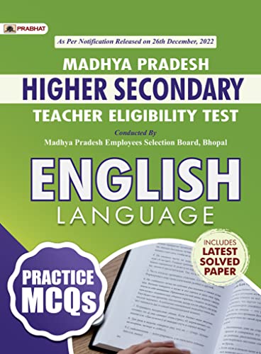 Madhya Pradesh Higher Secondary Teacher Eligibility Test English Practice MCQs (MPTET Higher Secondary Teacher English Practice Sets)