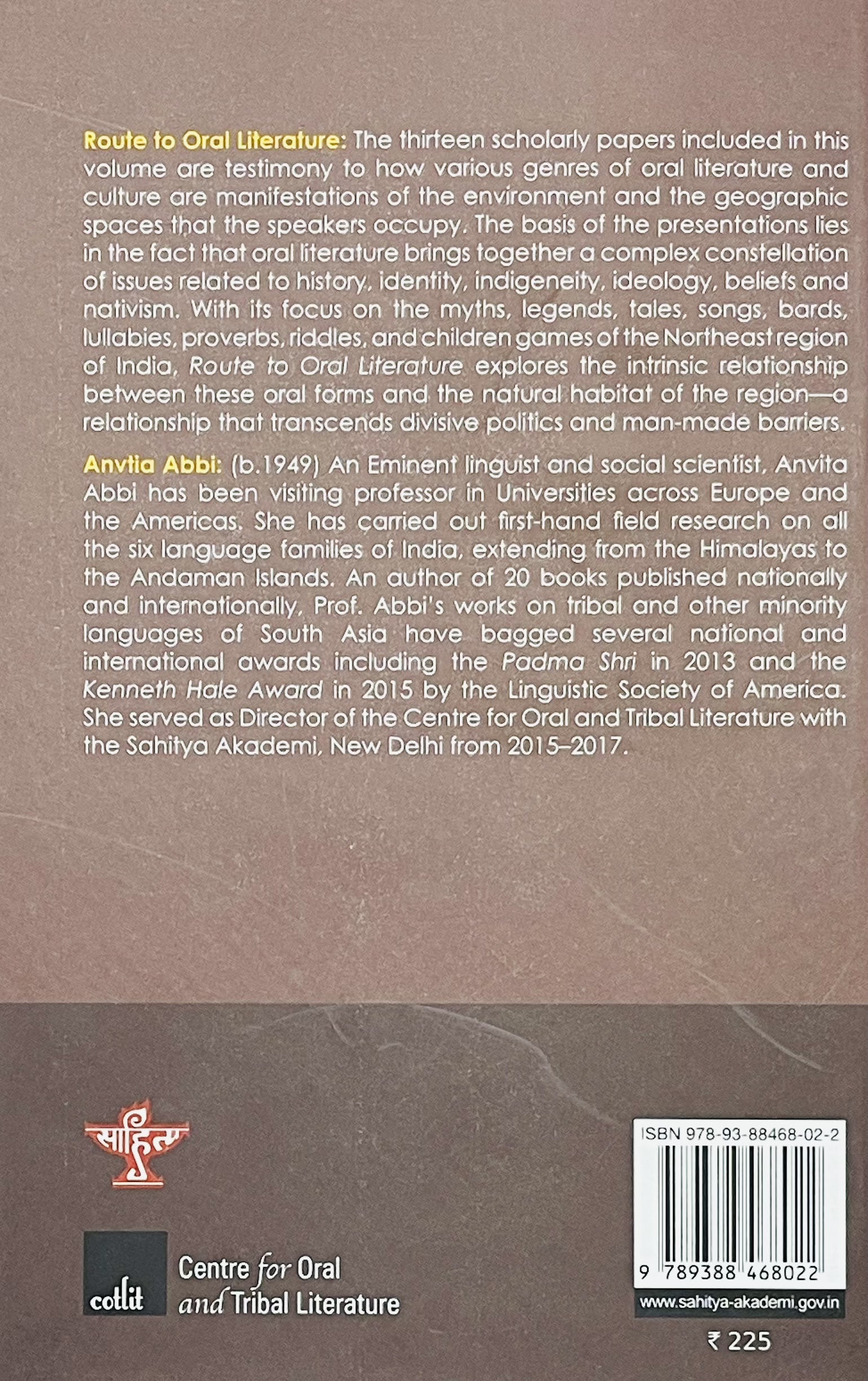 Route to Oral Literature - image 2